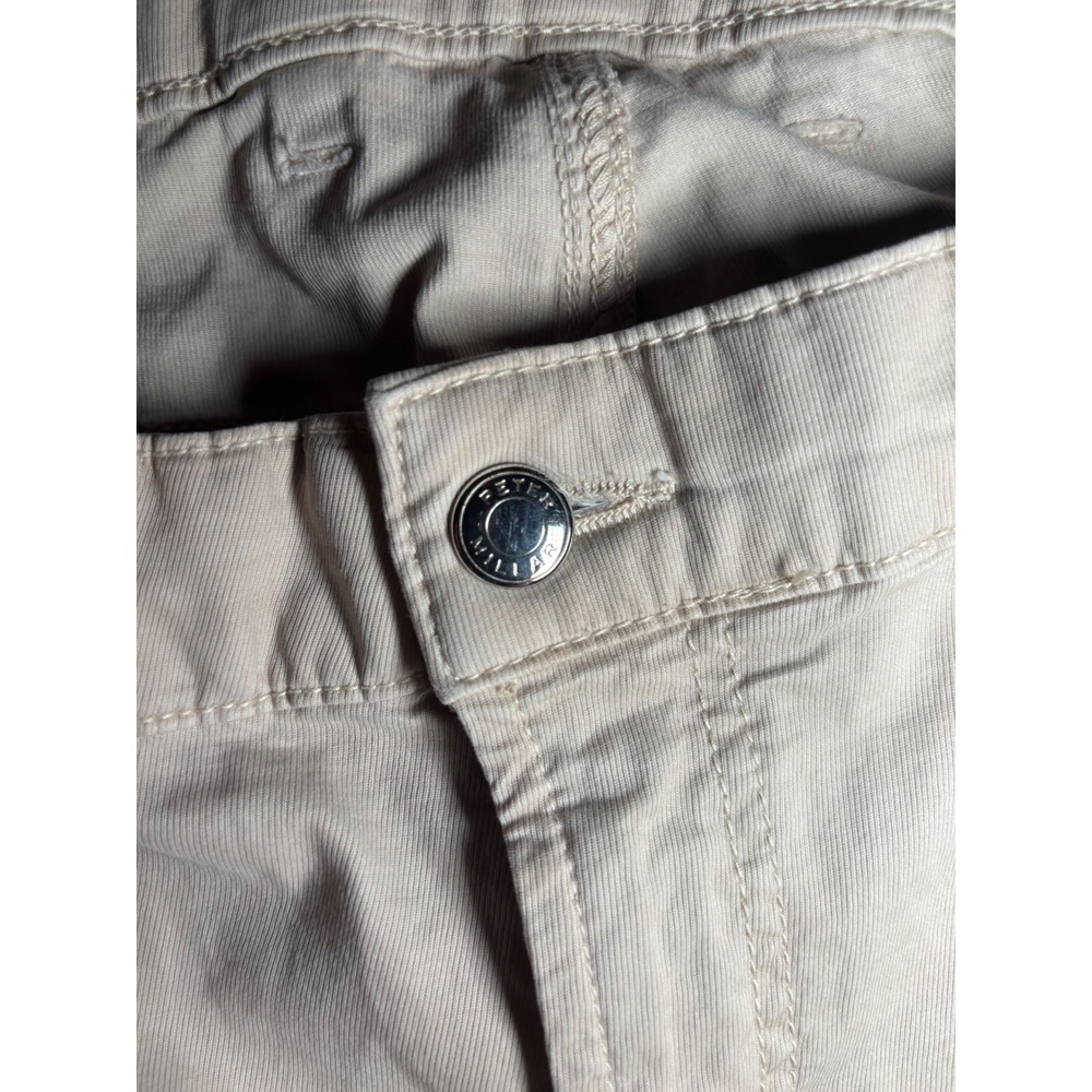 Peter Millar Crown Crafted Mens 38x32 Tan Khaki Five Pocket Pants Trouser Turkey - Picture 4 of 11